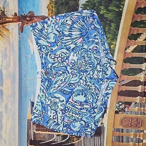 Lilly Pulitzer Walsh Colorful‎ Shorts Size 12 - Picture 1 of 5